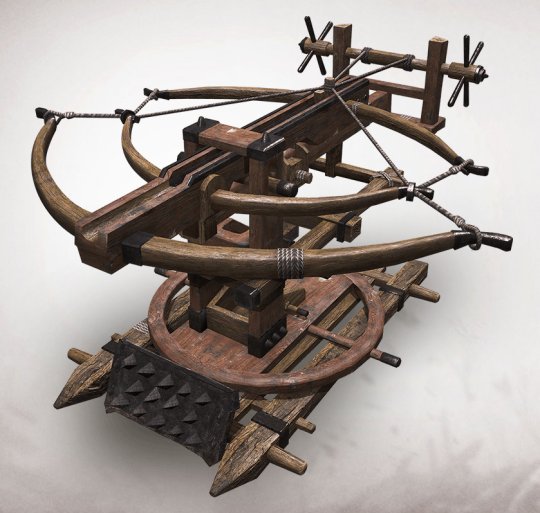 床上射击，小型远程武器床弩令人着迷