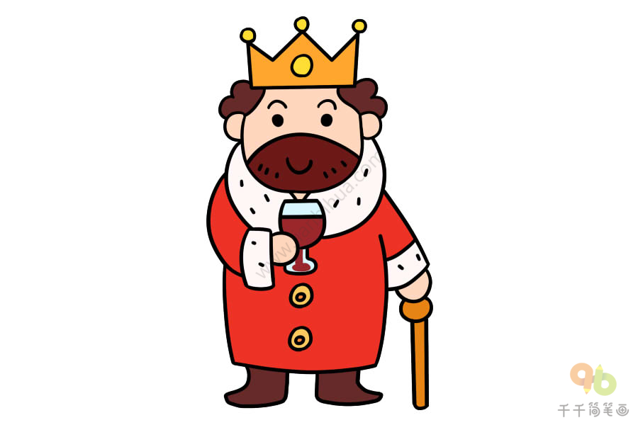 王子帅气简笔画_一步一步教我画王子帅气的王子_王子怎么画又简单又帅