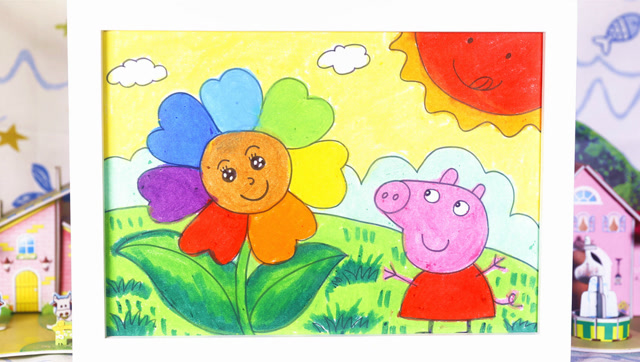 七色花怎么画_画七色花怎么画_画七色花手抄报