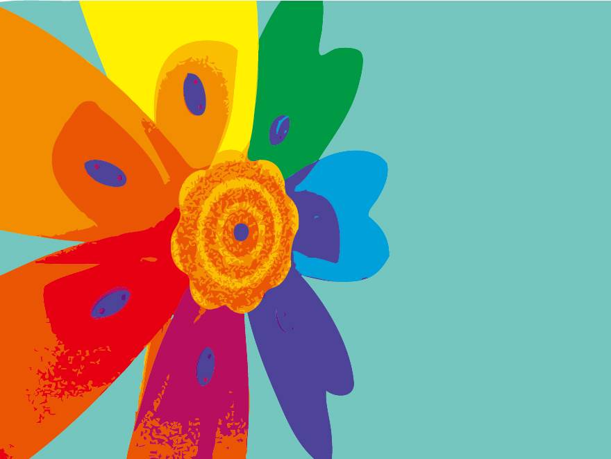 画七色花手抄报_七色花怎么画_画七色花怎么画