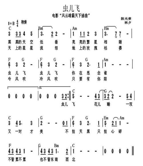 古筝谱 
